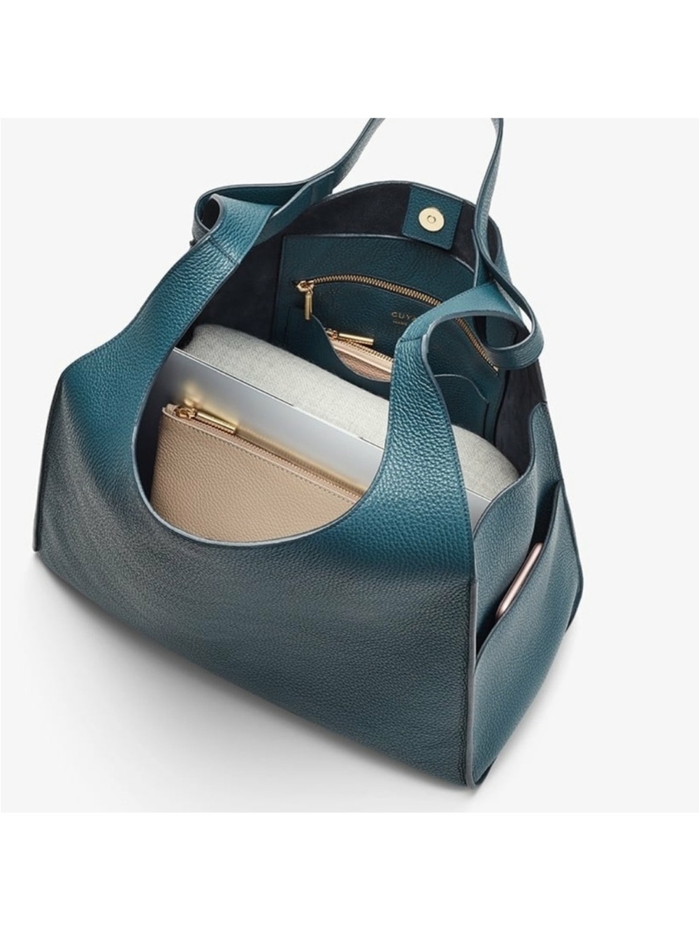 Cuyana Oversized Loop Bag - Deep Ocean (2024 Collection)